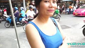 Thai Big Tits Banged Hard in TukTuk Ride