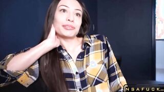 Perfect Brunette Girlfriend Fucks Boyfri