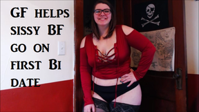 GF helps BF go on first Bi date