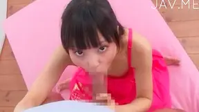 Charismatic Japanese Beauty Gives Mind-Blowing Blowjob On Her Knees