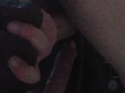 Double stuff my ass with two 9 inch dildos