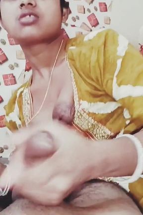 Session 26. Desi Wife Hand Job &amp; Blowjob Her Husband