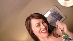 Leanne Crow In Green Dress