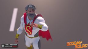 SodomySquad - Gay Heroes SUPER GROUP SUCK & FUCK