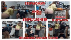 TABOO TEMPTATION - UPSKIRT - BUTTCRACK - STEPMOM - STEPSIS