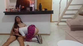 She fucks her brother-in-law in front of the cuckold