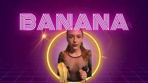 Goddess Eats A Banana