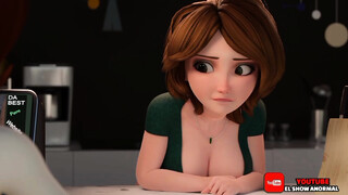 La tia cass y su primer anal hentai en español