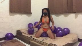 Ride to POP - Purple Balloons