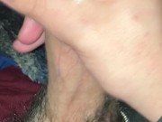 daily jerk off 27/30  -  lots of precum and shooting a load  -  jerk off challenge