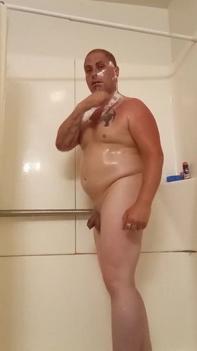 Shaving my upper body