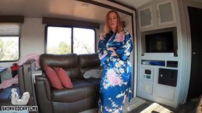 Stepson Soothes Nudist Stepmoms Sunburn - Jane Cane, Shiny Cock Films