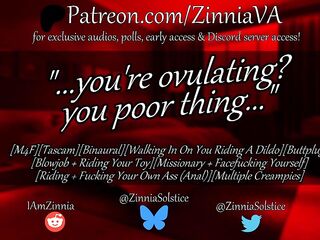 [M4F] Pounding Your Feral, Ovulating Twat [Blow job][Missionary][Riding/Cowgirl][Buttplug][Multiple Creampies]