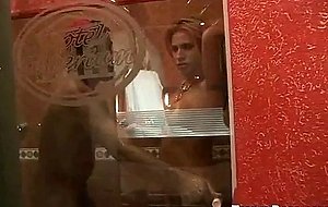 Painful fisting for big tranny bum