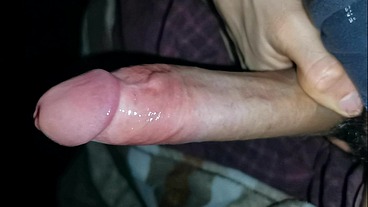 Big juicy cock almost cums