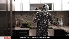 Stepbro Cant Resist My Huge Rod — Deep Throat Raw Ass Fuck – Gay Porn 18+