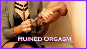 Ruined Orgasm in the Coffee: Drink it up, Cuckold.