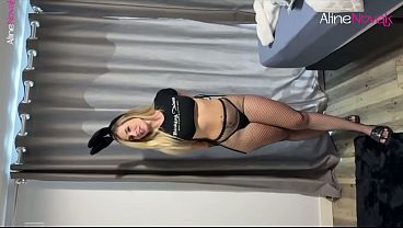 coelhinha safada fazendo BOQUETE no amigo do ex-marido - Aline Novak