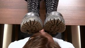 I tease my pitiful slave with dirty Doc Martens boots, vf3212h 720p