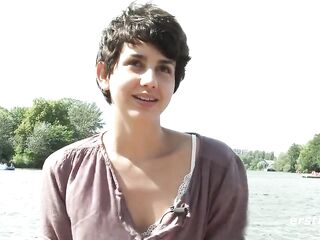 Ersties: Cute Hotty Masturbates Whilst Floating In A Boat