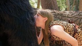 Cock Sucking Cave Woman Outside