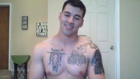 American Model Dominic Shows Off Smooth Ass