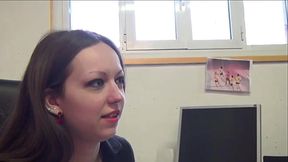 HR Director Gets Fucked on Her Desk !