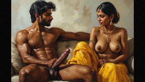 Naught sex indian college swingers in oyo room cheating girlfriend fucking with group of men