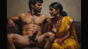 Naught sex indian college swingers in oyo room cheating girlfriend fucking with group of men