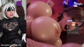 THESE SLUTS ARE EMPTYING BALLS ! - ExotiqFox Solo Gooner Girl Reaction Hentai Rule34 Nier Chun Li Street Fighter Mime and Dash