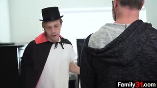 Pushing Boundaries: Stepdad & Stepson`s First Anal Fuck