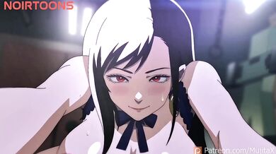 Spending time with Tifa's big boobs in hentai