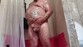 Takeing a shower