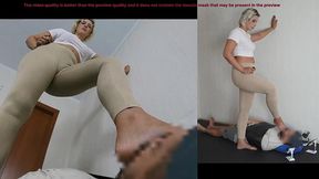 Mistress Lana - Near Wall Foot Licking - Mix2