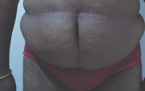 Indian BBW with big nipples touching herself