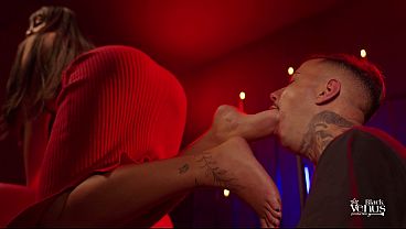 Ritual of Submission: My Temple Slave'_s Deepthroat Mastery and Divine Foot Worship Session