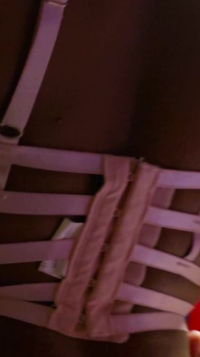 Silky Pink Panty Club wear Try On Haul Nilmini Sheron   Clip 2