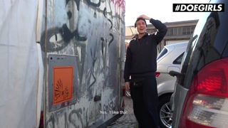 DoeGirls - Lullu Gun Petite German Slut Risky Public Sex With Horny Stranger