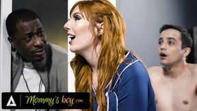 Naughty teacher fucks one guy after the other in classroom