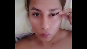 Femboy on webcam