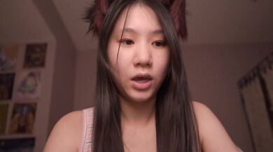 Spoiled Asian Fox sings Provoked while Wiggling Pleasure Free
