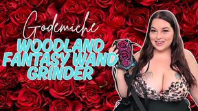 REVIEWING &amp; USING GODEMICHE WOODLAND FANTASY WAND GRINDER - BIG TIT BBW SYDNEY SCREAMS