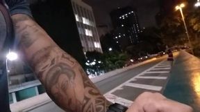 transei com a gostosa na rua mesmo, perigo gostoso! (bruna black)