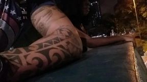 transei com a gostosa na rua mesmo, perigo gostoso! (bruna black)