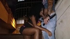 transei com a gostosa na rua mesmo, perigo gostoso! (bruna black)