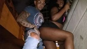 transei com a gostosa na rua mesmo, perigo gostoso! (bruna black)