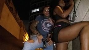 transei com a gostosa na rua mesmo, perigo gostoso! (bruna black)