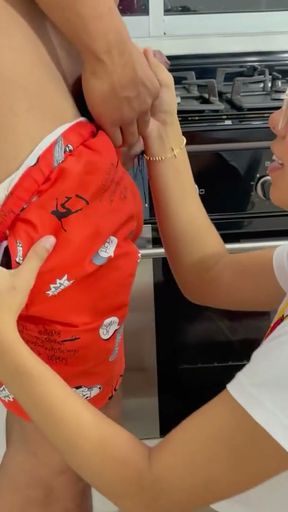 I my girlfriend's stepsister in exchange for not telling my girlfriend anything   Clip 1
