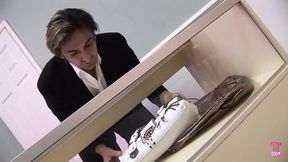A Sly Salesman Seduces a Blonde Client with a Hot Blowjob
