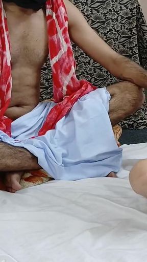Key moment from &quot;Dhongi Baba Ke Ashram Me Punjabi Aunty Ki Chudayi New Desi Full Movie&quot;